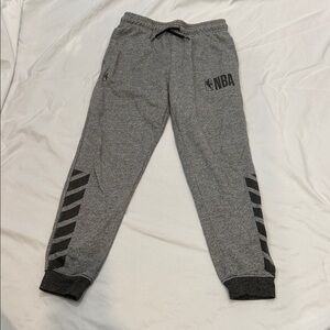 NBA Kids Charcoal Gray Joggers size M
